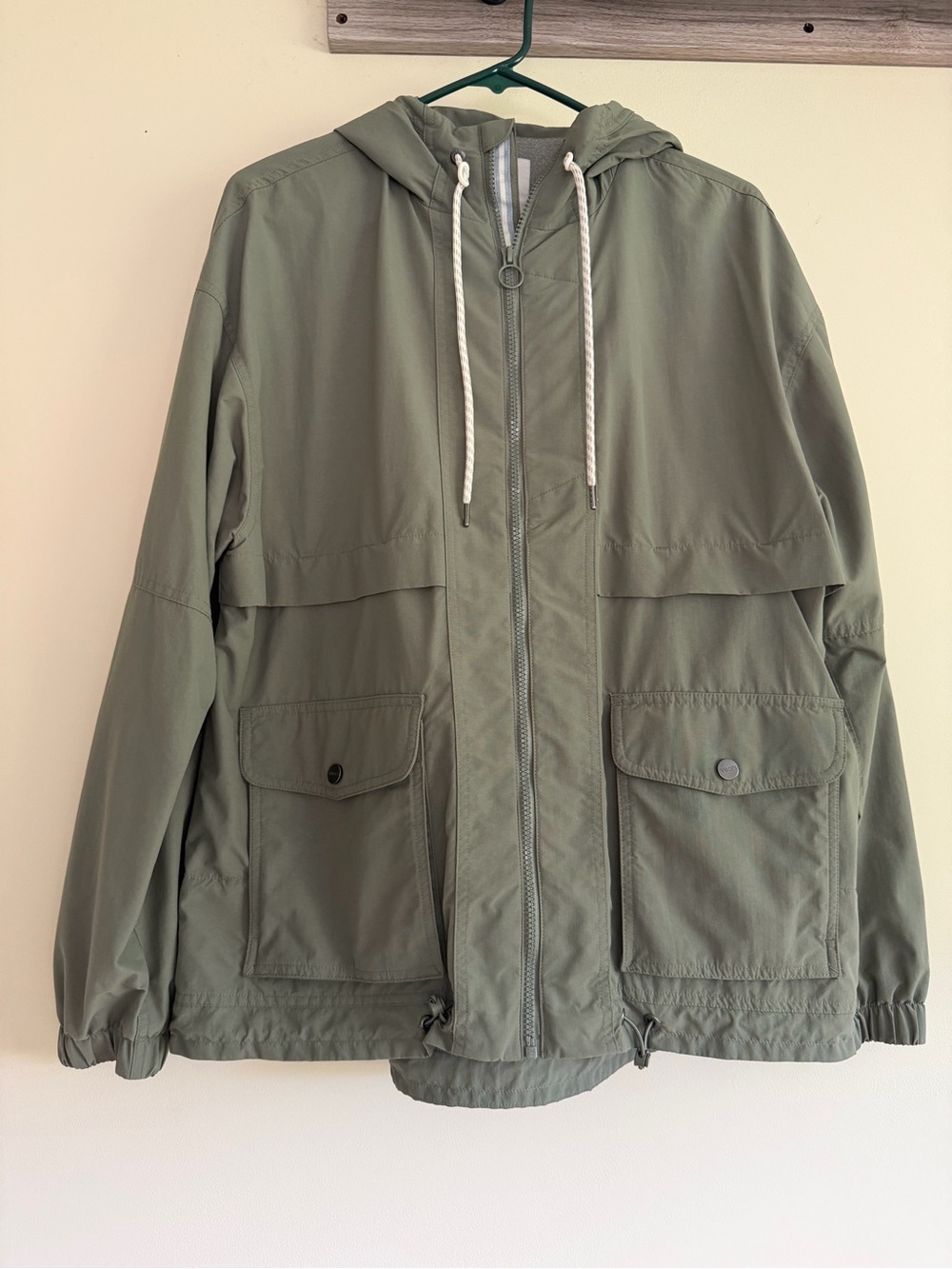 Vuori Olive Green Hooded Field Jacket